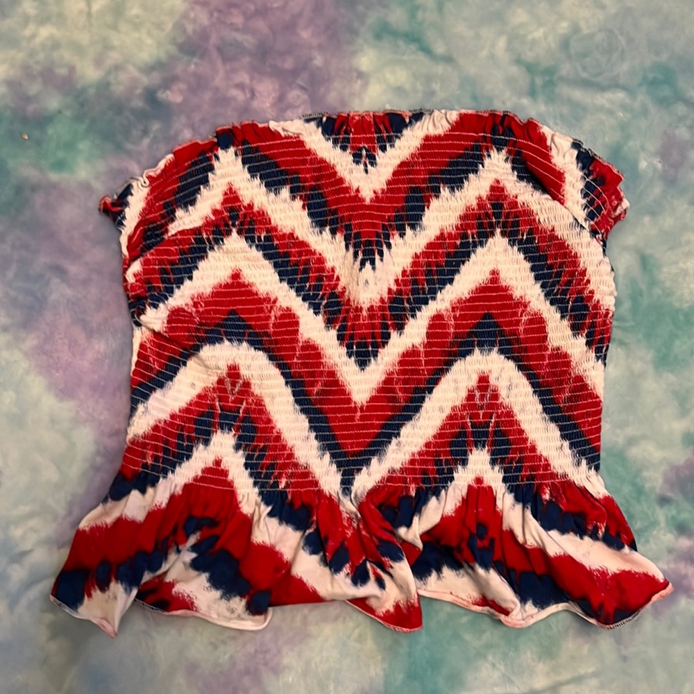 NWT! Red, white and blue halter